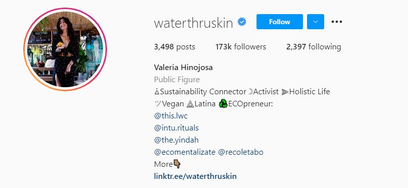 7 Valeria Hinojosa Sustainability Influencers