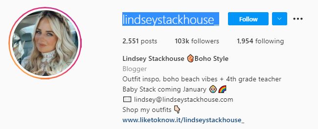 69 LINDSEY STACKHOUSE