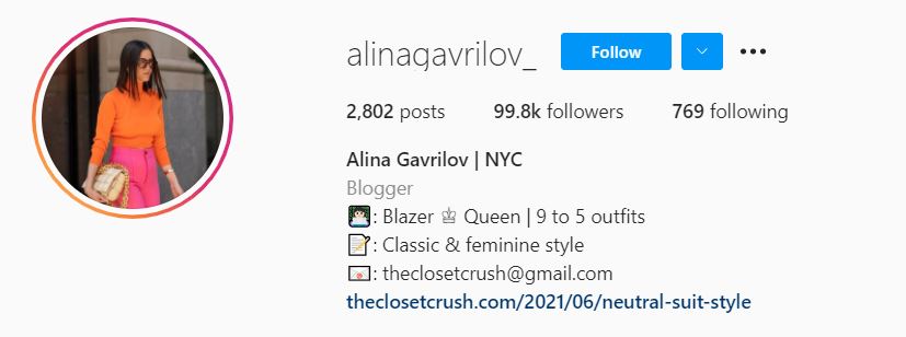 ALINA GAVRILOV Top Micro Influencers
