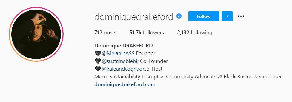 DOMINIQUE DRAKEFORD Top Micro Influencers