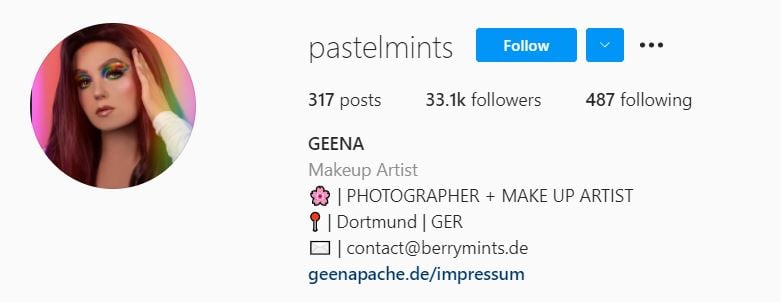 GEENA PACHE Top Micro Influencers