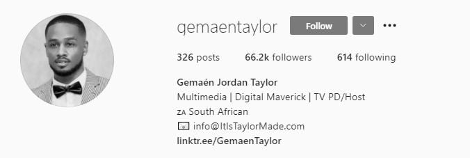 GEMAEN JORDAN TAYLOR Top Micro Influencers