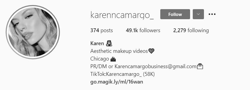 KARENNCAMMARGO Top Micro Influencers