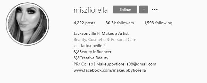 MISZFIORELLA Top Micro Influencers