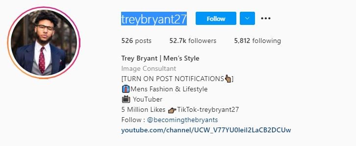 TREY BRYANT Top Micro Influencers