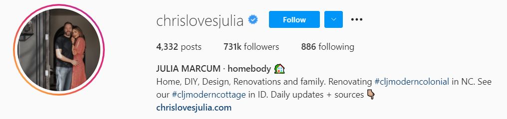 JULIA MARCUM Top Home Decor Influencers