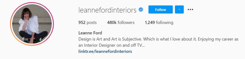 LEANNE FORD Top Home Decor Influencers