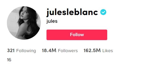 JULES LEBLANC Top TikTok Girls 2026