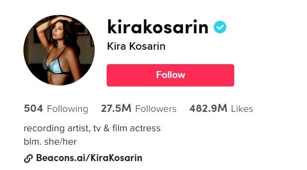 KIRA KOSARIN tiktok girls famous