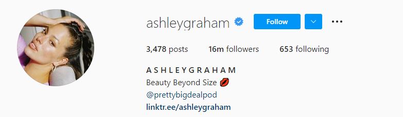 ASHLEY GRAHAM body positivity social media influencers