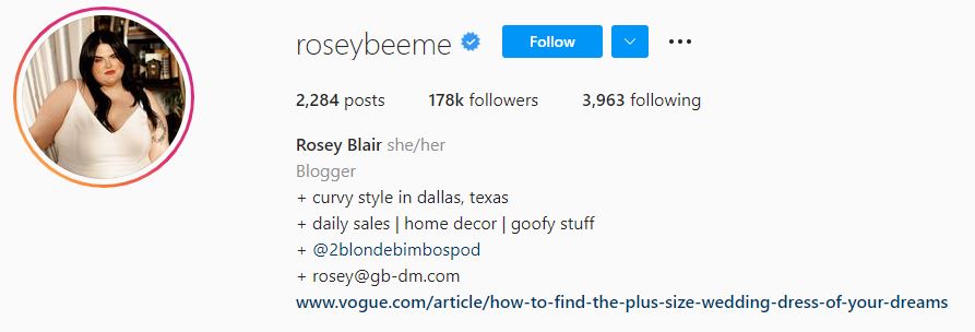 ROSEY BLAIR ROSEY BLAIR