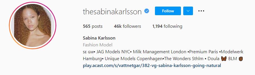 SABINA KARLSSON SABINA KARLSSON