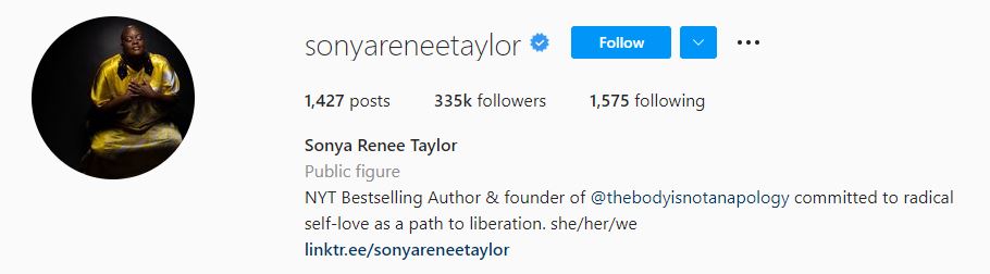 SONYA RENEE TAYLOR SONYA RENEE TAYLOR