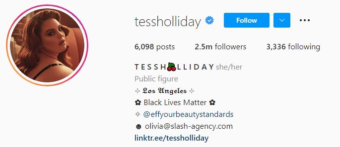 TESS HOLIDAY TESS HOLIDAY