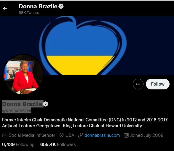 DONNA BRAZILE top political influencers