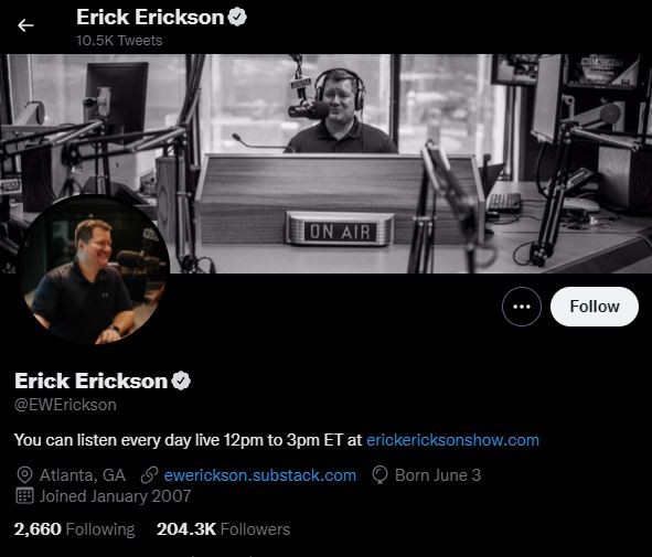 ERICK ERICKSON top political influencers