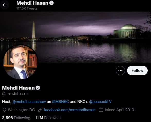 MEHDI HASAN top political influencers