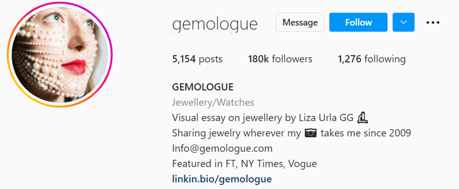 top jewelry influencers