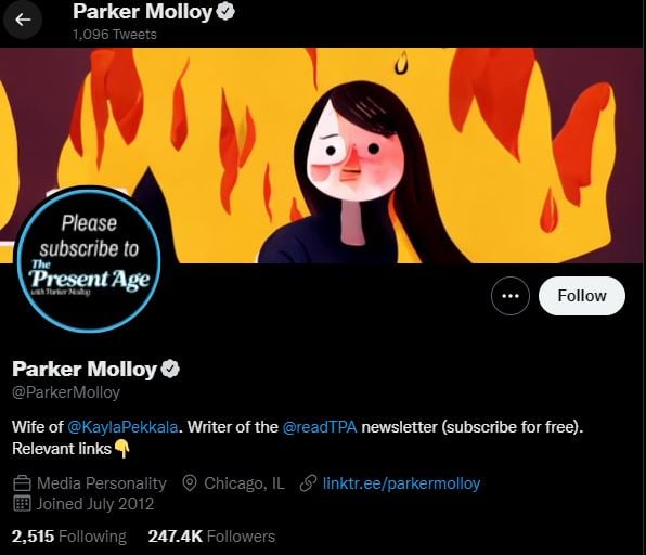 parker molloy top political influencers