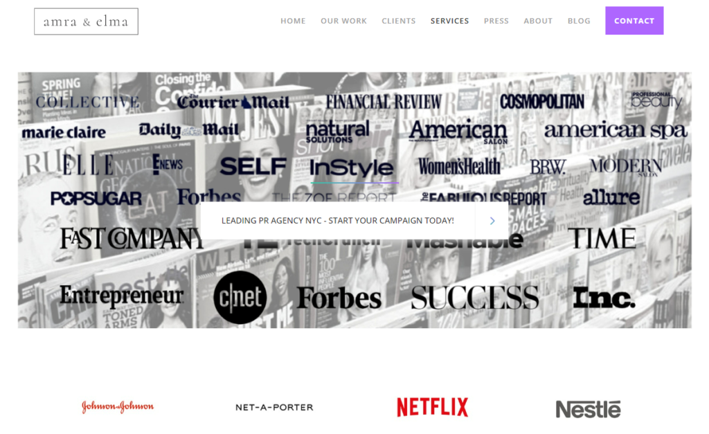 public relations firms in New York City