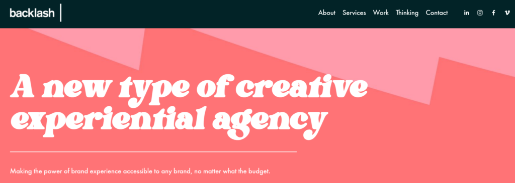 backlash experiential marketing agencies