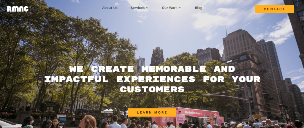 rmng experiential marketing agencies