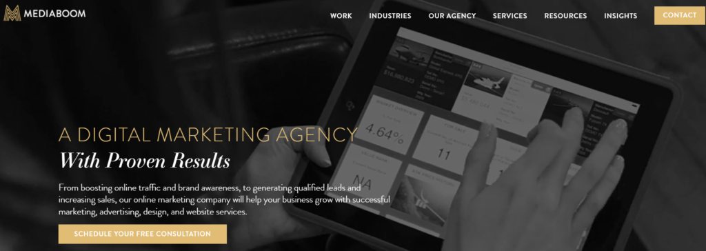 Media Boom private equity PR firms