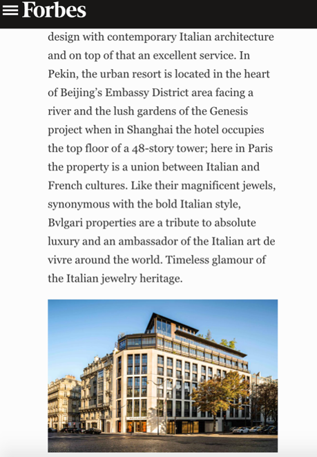 Bvlgari PR