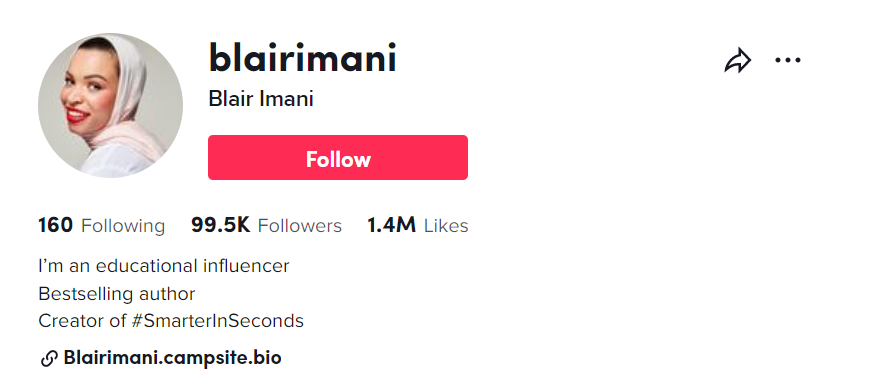 TikTok activists blairimani TikTok activists blairimani