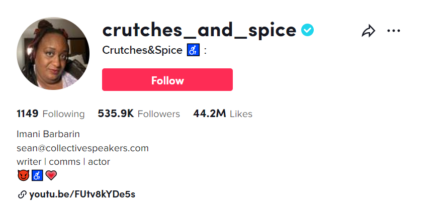 TikTok activists crutches_and_spice TikTok activists crutches_and_spice