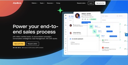 Apollo Apollo: Data-first engagement platform
