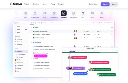 ClickUp ClickUp: Marketing projects powerhouse