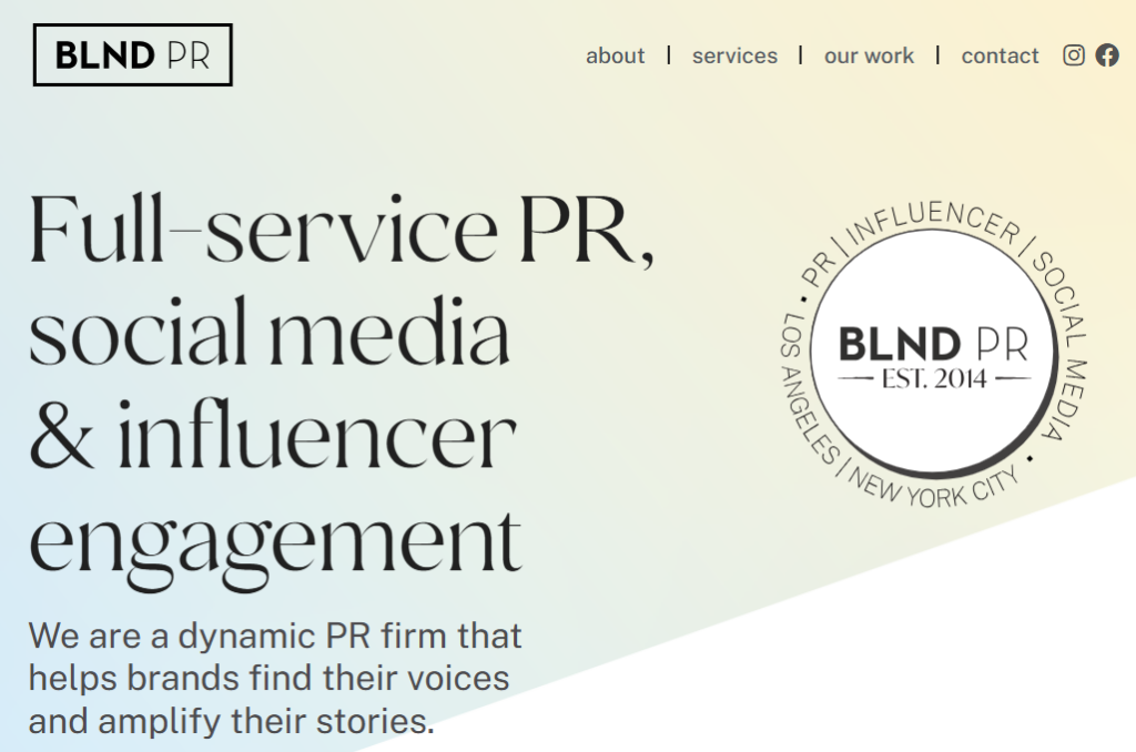BLND SKINCARE MARKETING AGENCIES