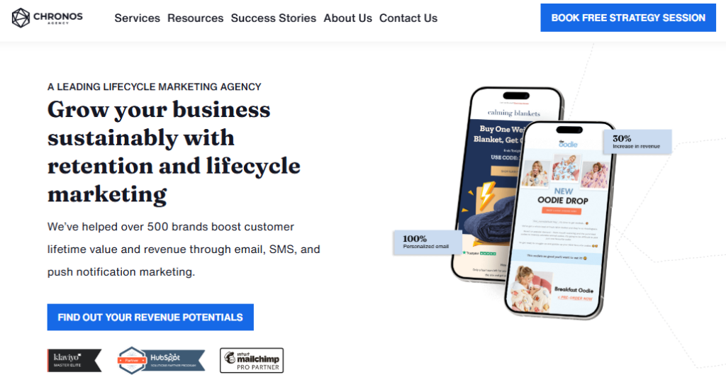 CHRONOS BEAUTY EMAIL MARKETING AGENCIES