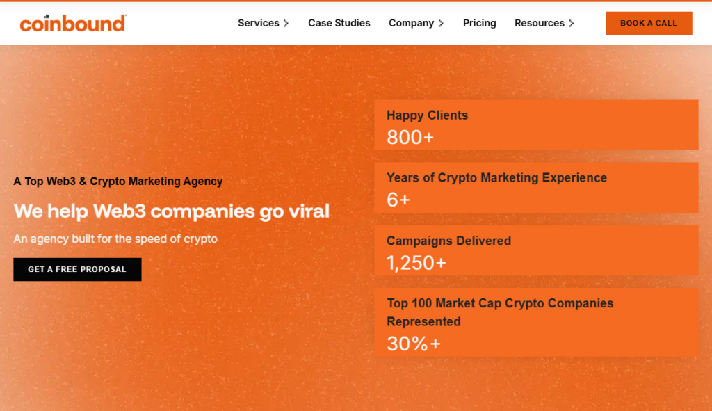 COINBOUND 1 LEADING WEB3 MARKETING AGENCIES