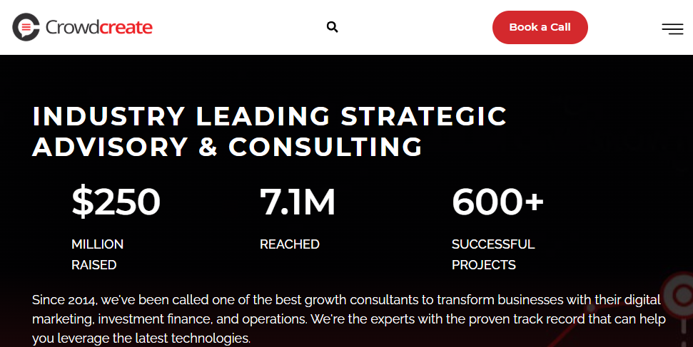 CROWDCREATE BLOCKCHAIN MARKETING AGENCIES