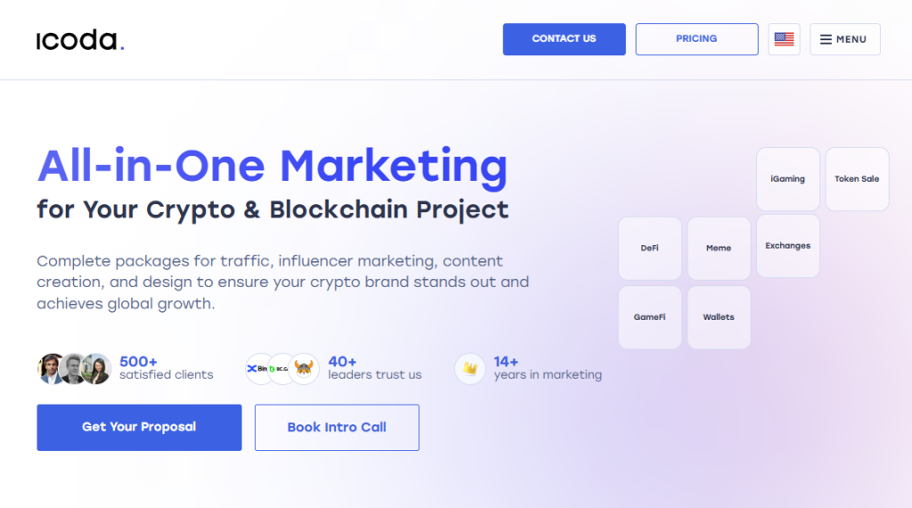 ICODA 1 LEADING WEB3 MARKETING AGENCIES