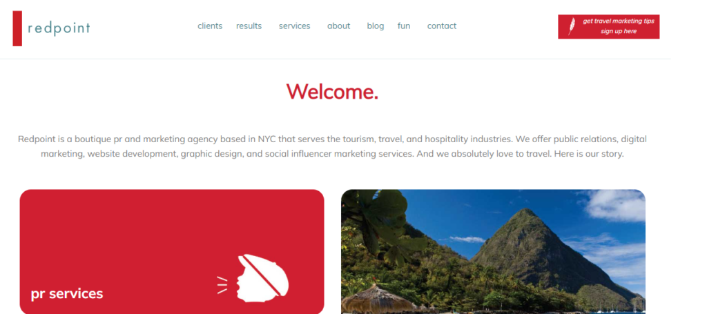 REDPOINT TOURISM MARKETING AGENCIES