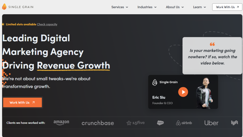 SINGLE GRAIN 2 IT SERVICES MARKETING AGENCIES