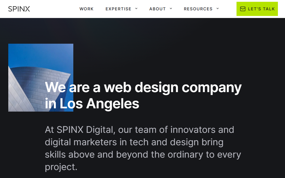 SPINX Beauty Website Design Firms