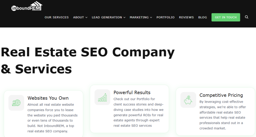 Screenshot 27 1 REAL ESTATE SEO AGENCIES