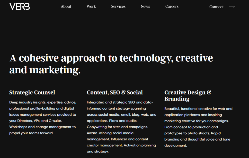 VERB HOTEL CONTENT MARKETING AGENCIES