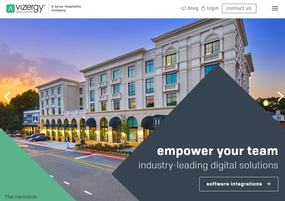 VIZERGY 2 HOTEL WEBSITE DESIGN COMPANIES