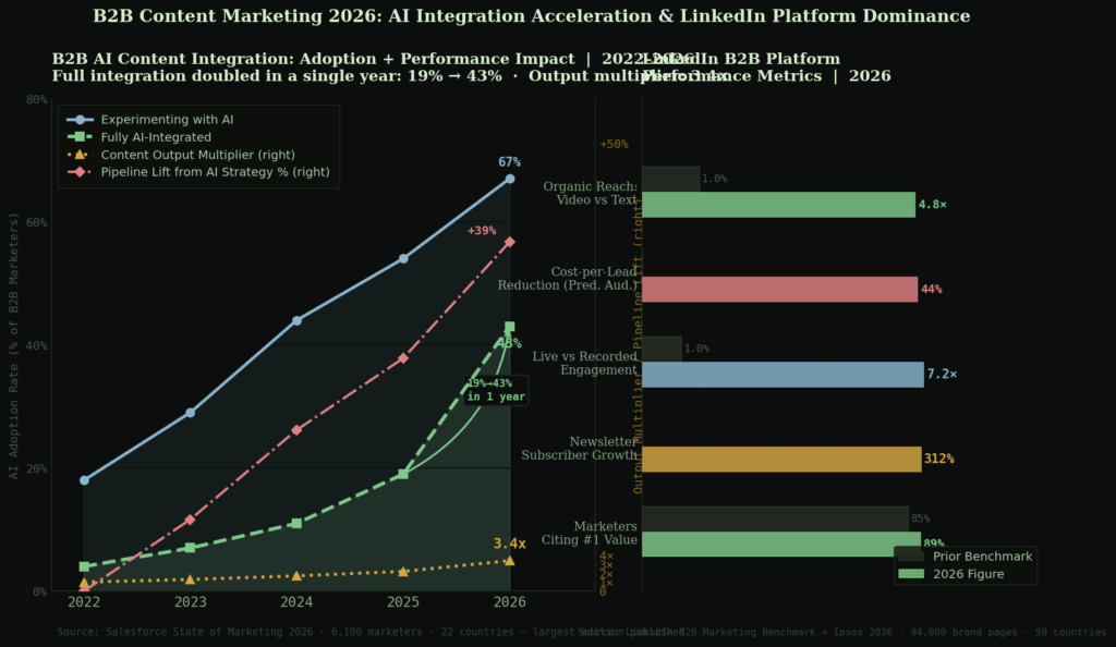 b2b graph3 area line TOP B2B CONTENT MARKETING STATISTICS