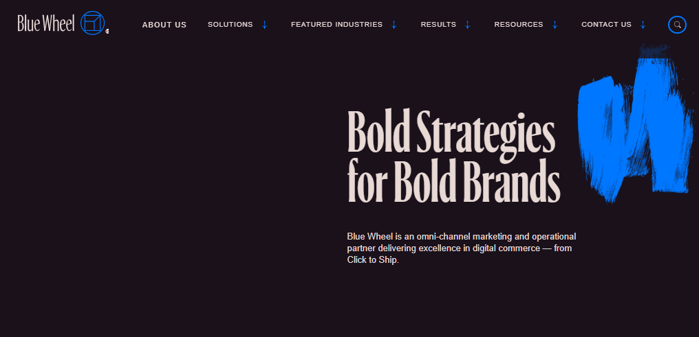 blue wheel Men's Grooming Marketing Agencies
