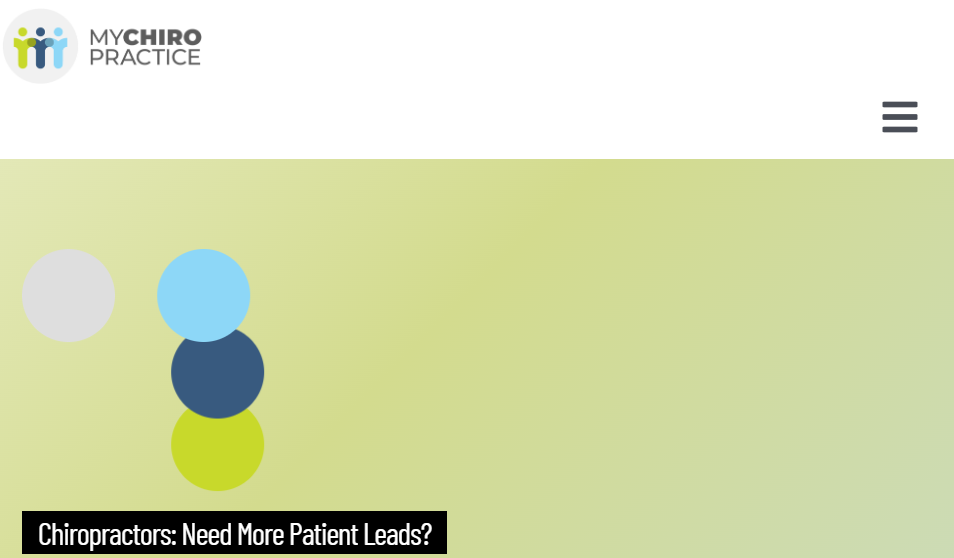 mychiro CHIROPRACTIC MARKETING AGENCIES