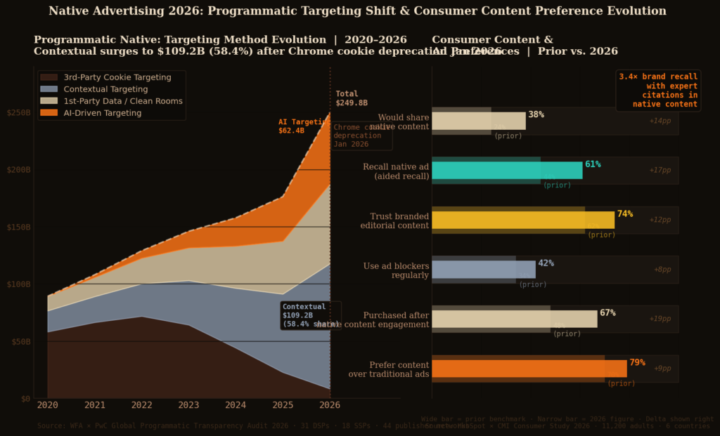nat graph3 stacked area TOP NATIVE ADVERTISING STATISTICS