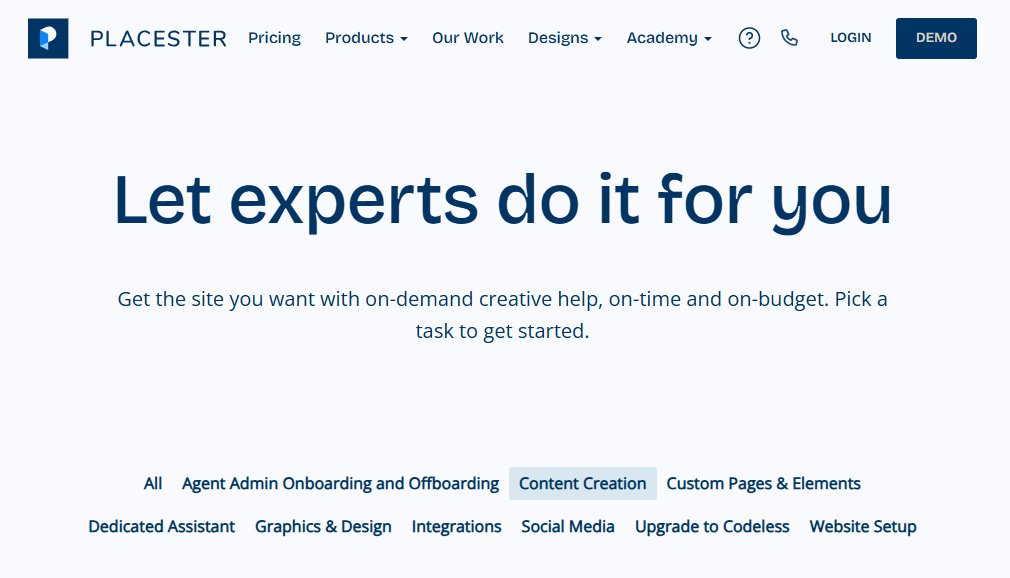 placeter REAL ESTATE CONTENT MARKETING AGENCIES