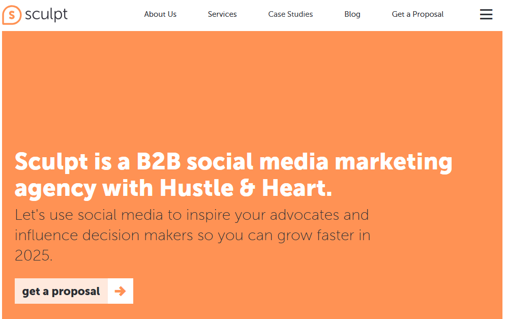 sculpt B2B & PROFESSIONAL SERVICES