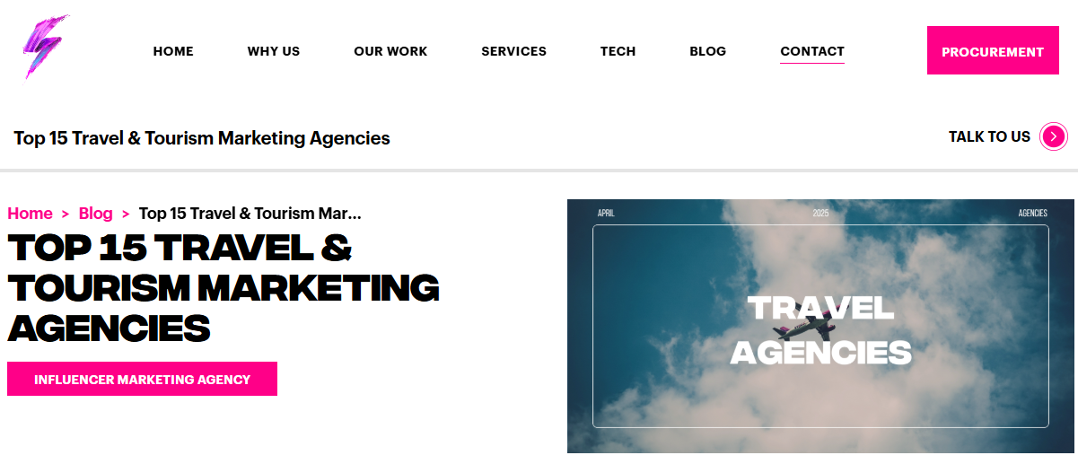 socially powerful Best adventure tourism marketing agencies